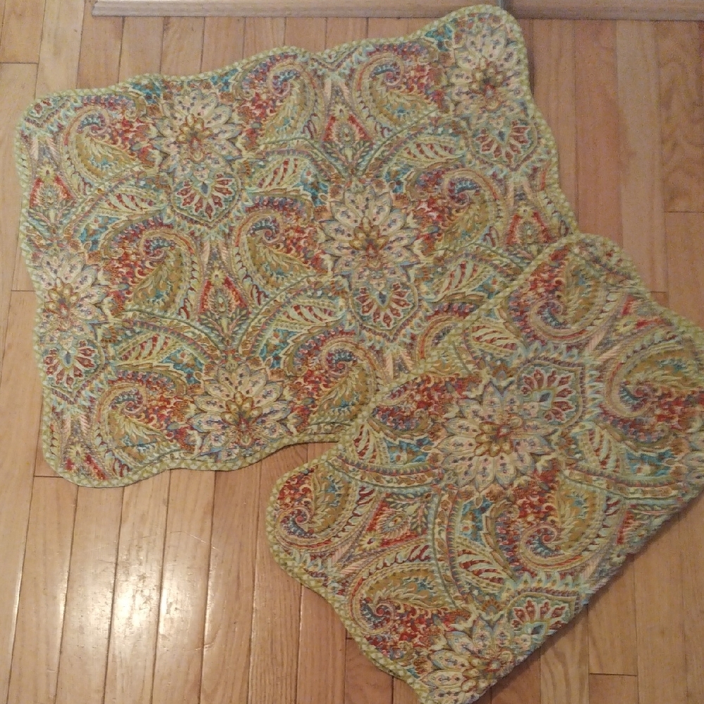 Waverly Multicolor Paisley Decorative Standard Size Pillow Shams